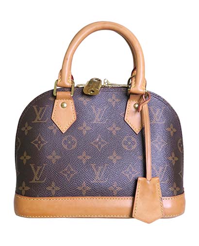 Alma BB, &pound;495, Handbags, Brown, Canvas, Front view